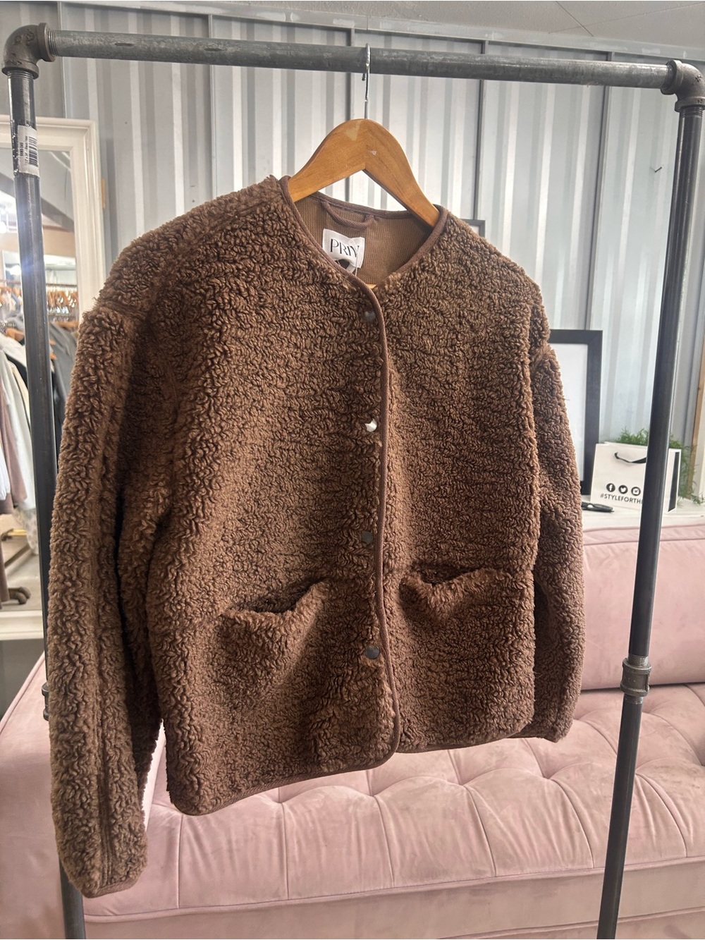Priv - Willow Jacket Snap Front NWT Small